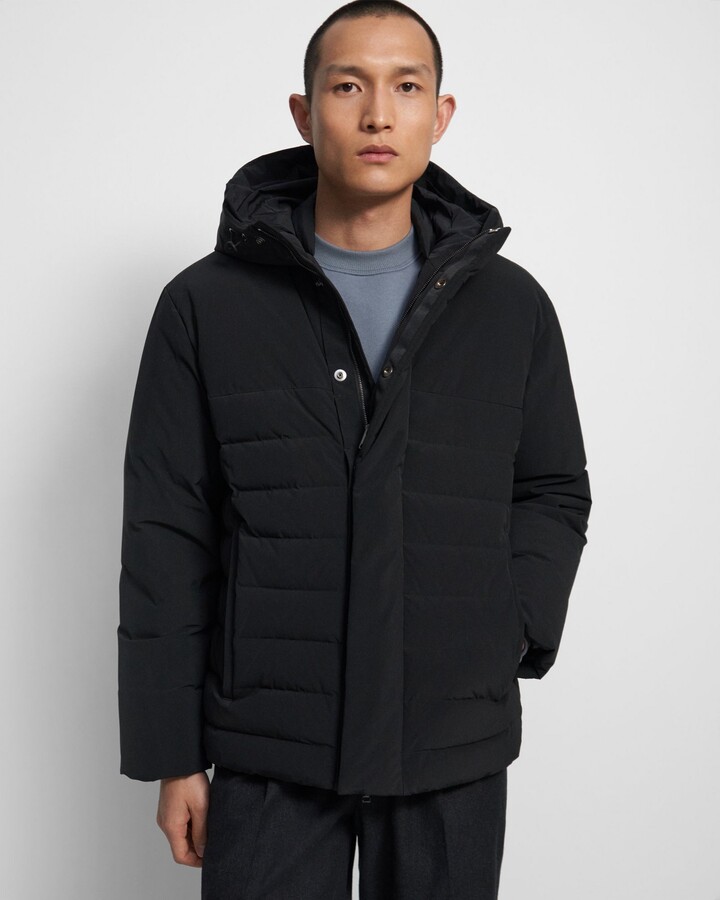 Theory Nicholas Puffer Jacket in Paper Nylon - ShopStyle