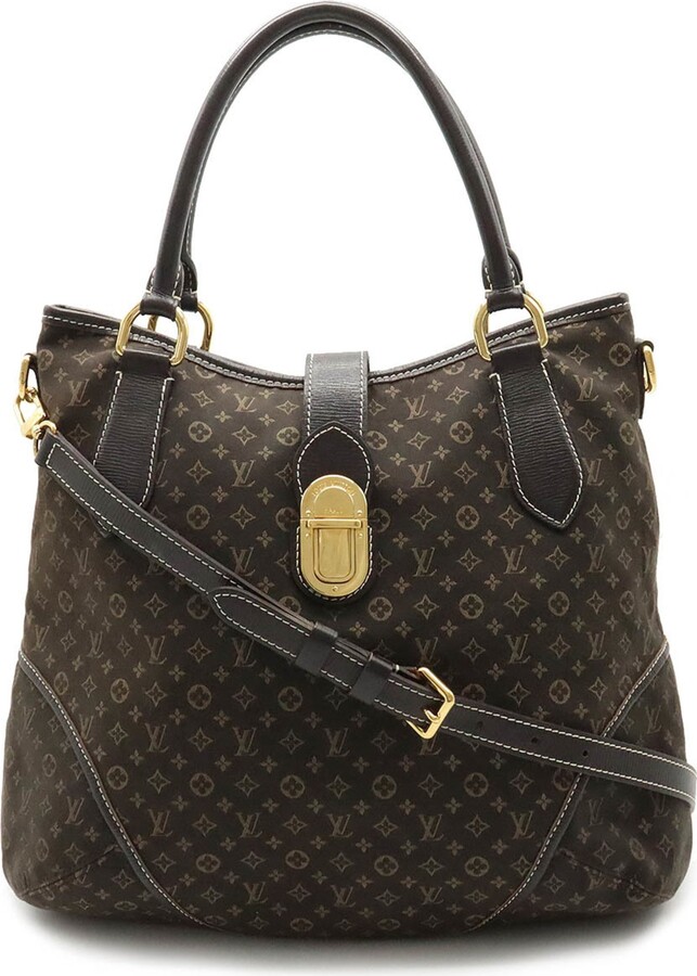 Louis Vuitton Fusain Canvas Leather Tote Bag (Pre-Owned)