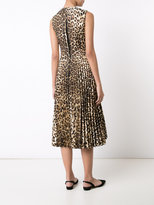 Thumbnail for your product : RED Valentino leopard print pleated dress