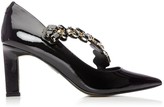 Thumbnail for your product : Moda In Pelle Cillania Black Leather