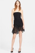 Thumbnail for your product : Nina Ricci Lace Detail Ruched Dress