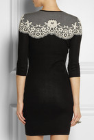 Thumbnail for your product : ALICE by Temperley Intarsia cotton mini dress