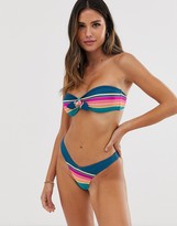 Thumbnail for your product : Rip Curl Golden Haze bandeau bikini top in stripe