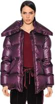 Nina Ricci Oversized Shiny Habutai Down Jacket