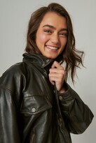Thumbnail for your product : Lucky Brand Leather Bomber Jacket