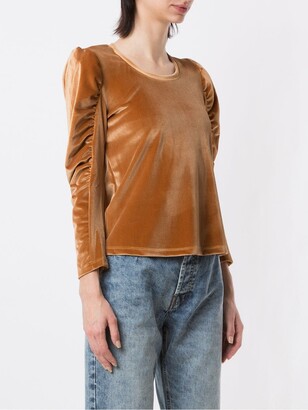 Eva Ruched Sleeve Top