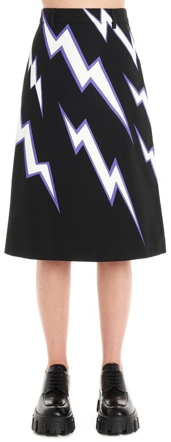 Prada Printed Skirt | Shop the world's largest collection of 