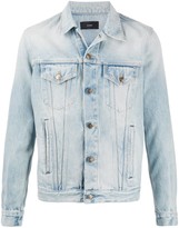 Thumbnail for your product : Alanui Knitted Panel Denim Jacket