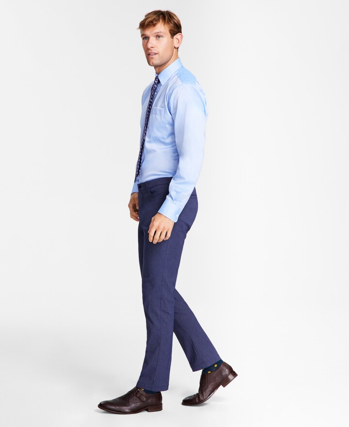 Tommy Hilfiger Men's Th Flex Modern Fit FourPocket Twill Pants ShopStyle