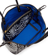 Thumbnail for your product : MCM Shopper Project Reversible Tote Bag, Zebra