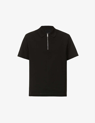 givenchy half zip polo