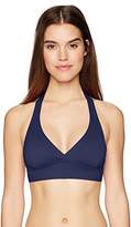 Thumbnail for your product : Anne Cole Women's Live in Color Solid Marilyn Halter Bikini Top