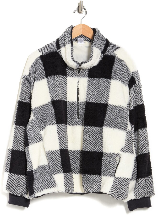 half white half black jacket