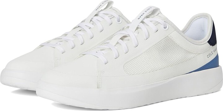 Cole Haan Grandpro All Day Court Sneakers Women's Snow Shoes White/Mesh/Midnight Moon/Moonlight Blue : 5.5 B - Medium, Leather