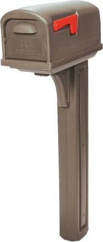 Gibraltar Mailboxes GibraltarClassicMochaMailbox&Post