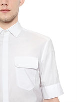 Thumbnail for your product : Neil Barrett Cotton Poplin Short Sleeve Shirt