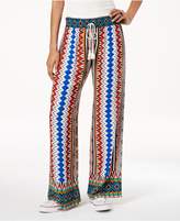 Thumbnail for your product : Be Bop Juniors' Printed Wide-Leg Pants
