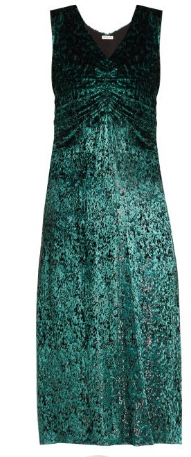 masscob velvet dress