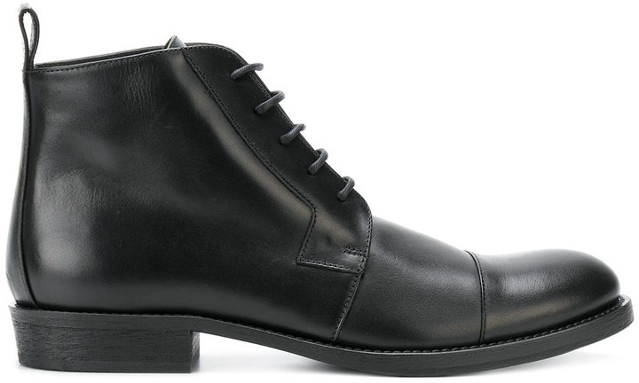 ann demeulemeester lace up boots