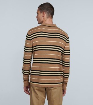 Burberry Rigby wool long-sleeved polo shirt