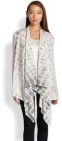 Thumbnail for your product : Eileen Fisher Alpaca/Silk Tie-Dye Wrap Cardigan