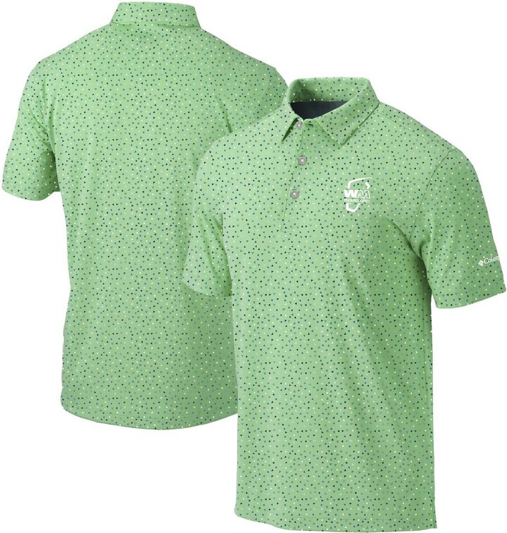 Columbia Men's Green Wm Phoenix Open Omni-Wick Slicer Polo Shirt