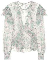 Isabel Marant Ruffled floral-printed blouse