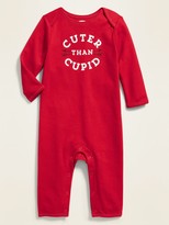 Thumbnail for your product : Old Navy Valentine's Day Graphic One-Piece for Baby