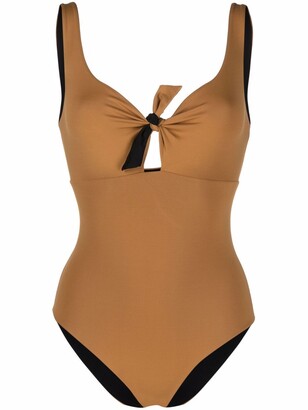 Fisico Knot-Detail Swimsuit