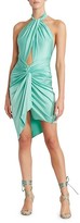 Thumbnail for your product : Alexandre Vauthier Twisted Wrap Halter Mini Dress