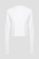 Thumbnail for your product : Lanston Cropped Modal-blend Jersey Top