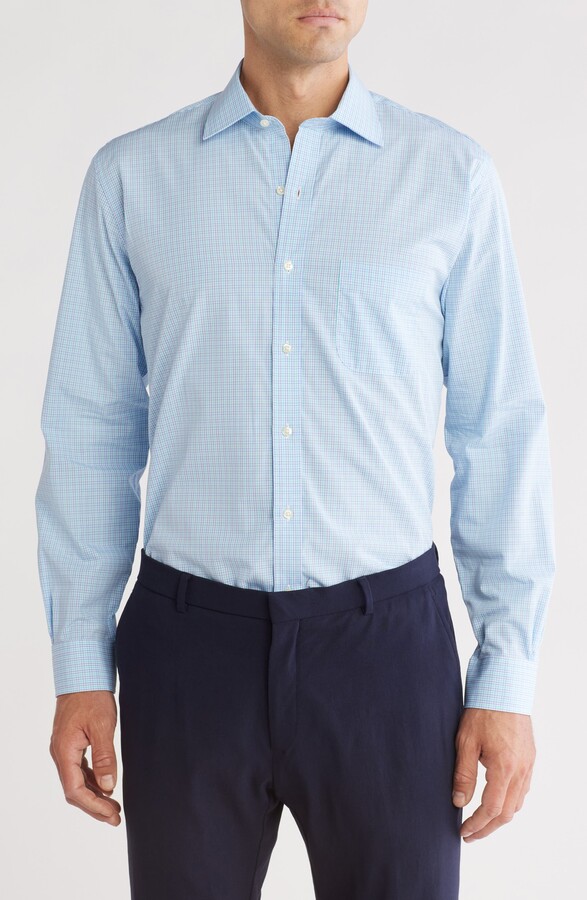Brooks Brothers Regular Fit Check Non-Iron Dress Shirt