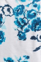 Thumbnail for your product : Lush 'Knit to Woven' Short Sleeve Mixed Media Tee (Juniors)
