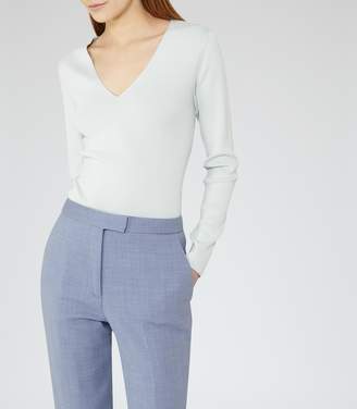 Reiss Alessa Knitted V-Neck Top