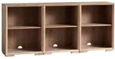 Thumbnail for your product : Pottery Barn Teen Callum Triple Wide Set, 3 Cubbies + Feet, Water-Based Smoked Gray, UPS
