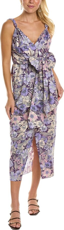 rebecca taylor tie front dress