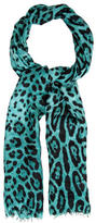 Thumbnail for your product : Dolce & Gabbana Leopard Print Fringe Scarf