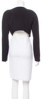 Thumbnail for your product : Brian Reyes Structured Cropped Jacket