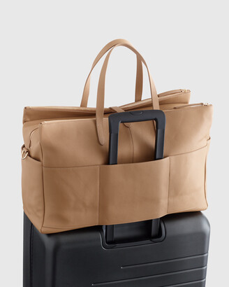 Quince Italian Leather Triple Compartment Weekender - ShopStyle