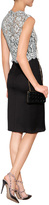 Thumbnail for your product : Valentino Lace Bodice Sheath in Black and Ivory