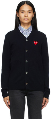 comme de garcon play cardigan