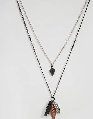 ICON BRAND Feather Necklace Pack