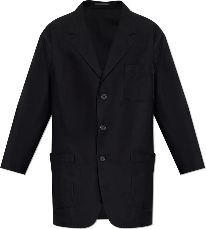 Yohji Yamamoto Single-Breasted Blazer