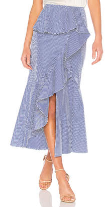 GOEN.J Striped Midi Skirt