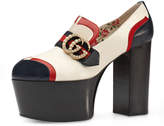 Thumbnail for your product : Gucci Brenda Colorblock Platform Loafer, Multi