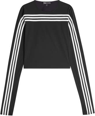 Y-3 Striped Jersey Top
