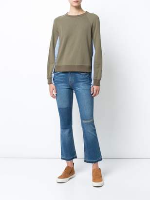 Derek Lam 10 Crosby Long Sleeve 2-in-1 with Shirting Combo
