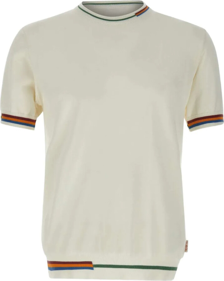 BOB Strollers stripe-trim T-shirt