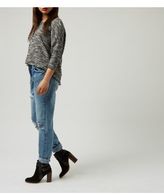 Thumbnail for your product : New Look Cameo Rose Grey Fine Knit Oversized Dip Hem Top