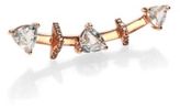 Thumbnail for your product : Paige Novick PHYNE by Marta White Sapphire, Champagne Diamond & 14K Rose Gold Single Ear Cuff